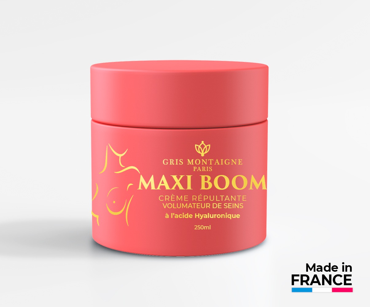 MAXI BOOM - CREME REPULPANTE VOLUMATEUR DES SEINS - GRIS MONTAIGNE PARIS